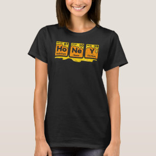 Camiseta Beekeepers periódica de mesa de miel