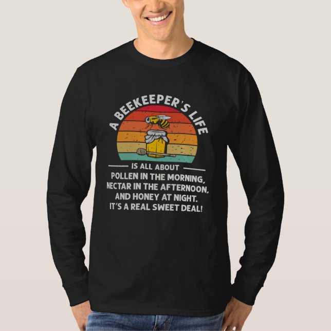 Camiseta Beekeeping Beekeepers Life Is All About Honey Bee (Anverso)