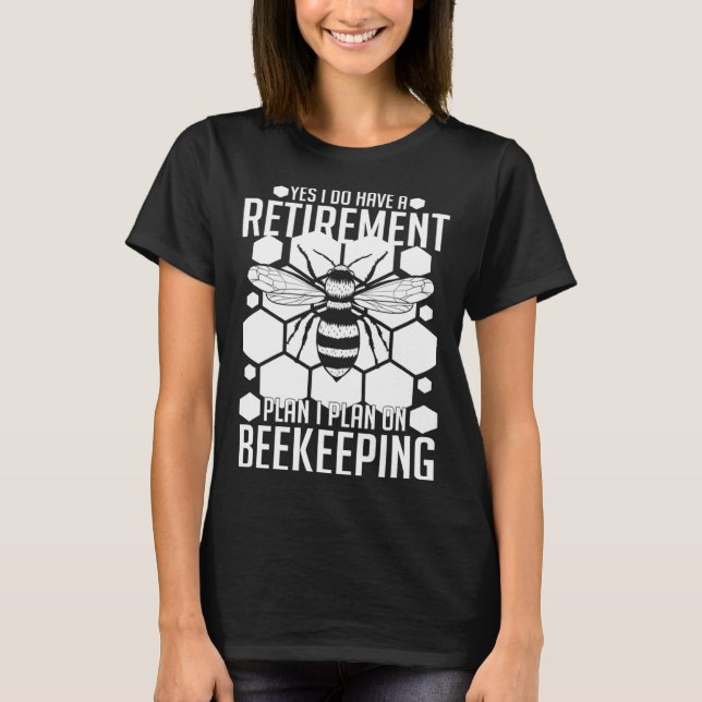 Camiseta Beekeeping Honey Farmer Bees Beginner Beekeeper  1 (Anverso)