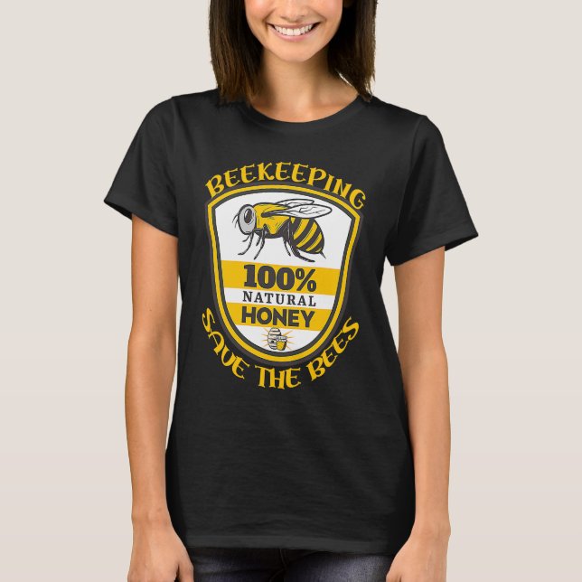 Camiseta Beekeeping Save The Bees Quote (Anverso)