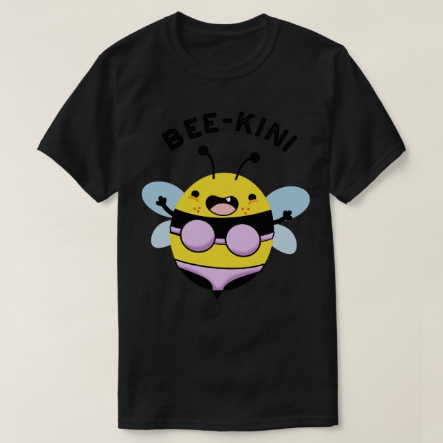 Camiseta Beekini Funny Bee Puns (Diseño del anverso)