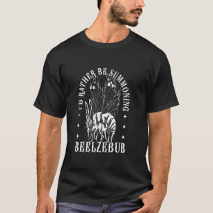 Camiseta Beelzebub muerte oculto satán diablo gótico necró 