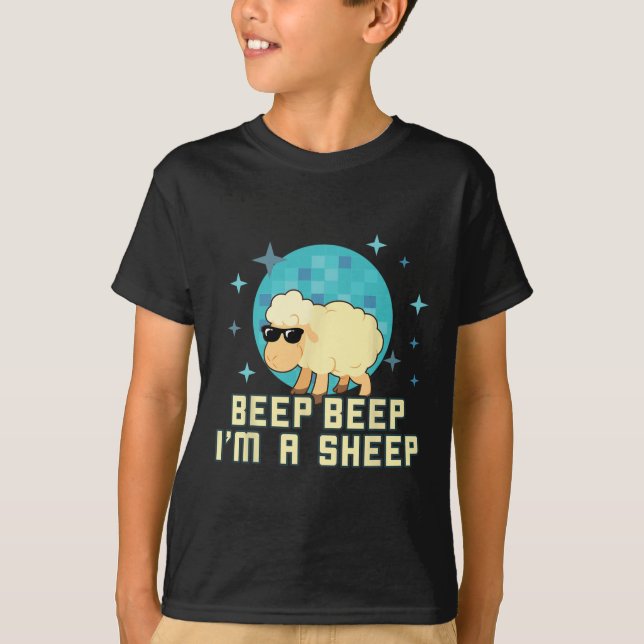 Camiseta Beep Beep I'm a Sheep Funny Farm Animal Novedad Gi (Anverso)