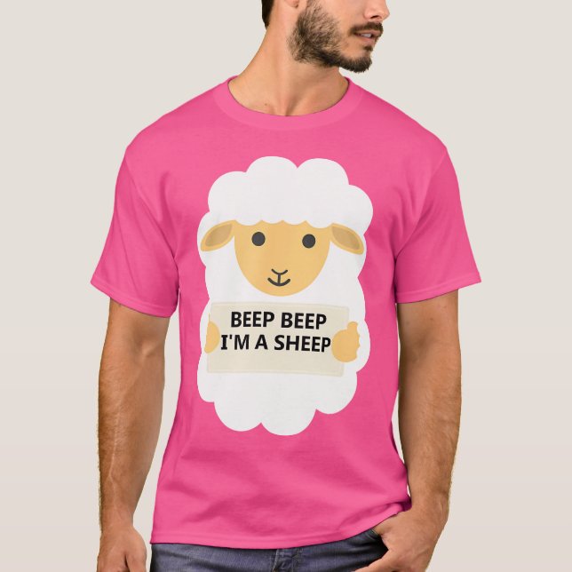 Camiseta Beep Beep Soy Una Oveja (Anverso)