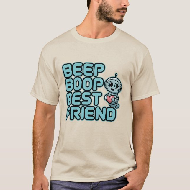 Camiseta Beep Boop mejor amigo (Anverso)