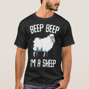 Camiseta Beep Me Hace Un Humor Gracioso De Oveja Sarcástico