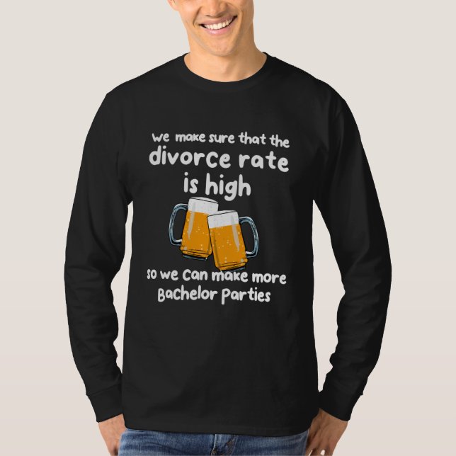 Camiseta Beer and Bachelors Parties (Anverso)