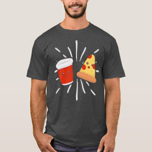 Camiseta Beer And Pizza Cute Funny Best Friends Pizza  200 