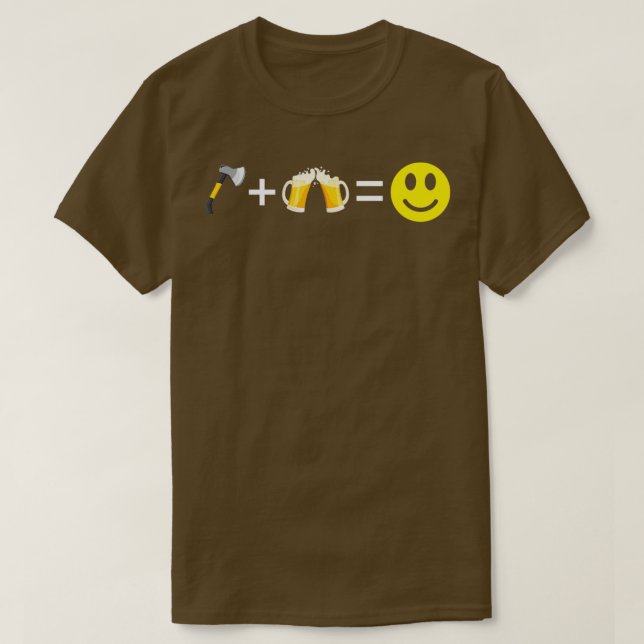Camiseta Beer Ax Lanzando Happy Face Hatcher Lovers Gift (Diseño del anverso)