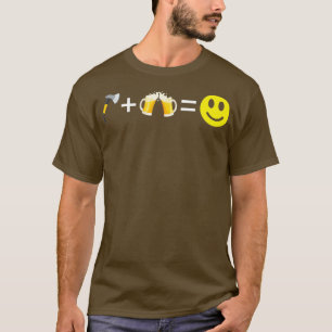 Camiseta Beer Ax Lanzando Happy Face Hatcher Lovers Gift