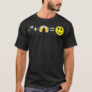 Camiseta Beer Ax Lanzando Happy Face Hatcher Lovers Gift
