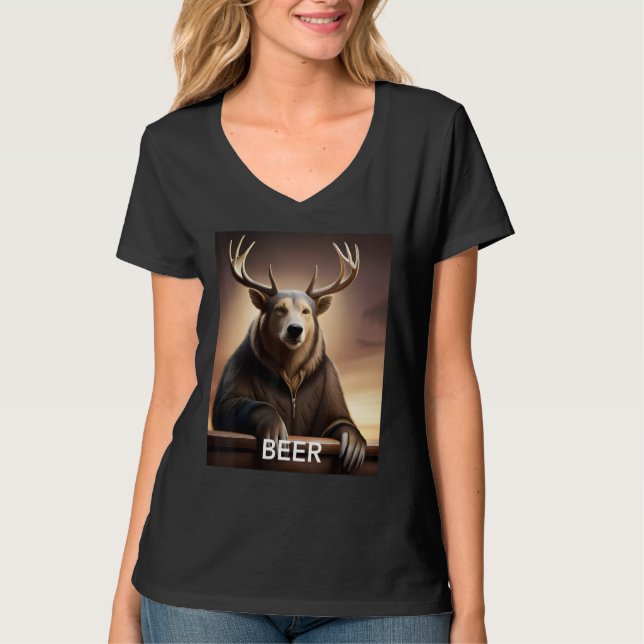 Camiseta Beer Bear Deer (Anverso)