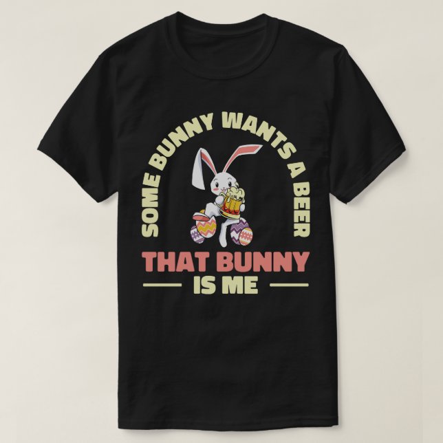 Camiseta Beer Beer Beer Beer Holiday Rabbit Design (Diseño del anverso)