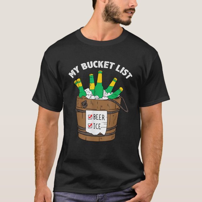 Camiseta Beer Beer Beer ICE Shirt FUNNY Beer Drinker G (Anverso)