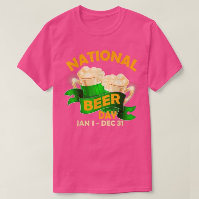 Camiseta Beer Beer Day Funny Beer  (Diseño del anverso)