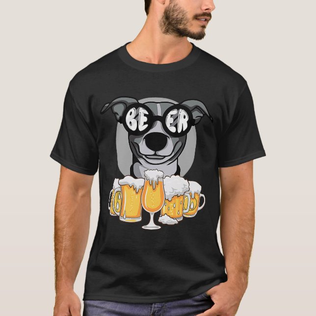 Camiseta Beer Beer en perros años que solo he tenido un col (Anverso)