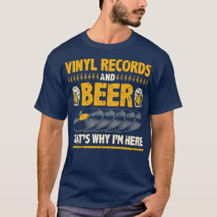 Camiseta Beer Beer Funny Vinyl Records
