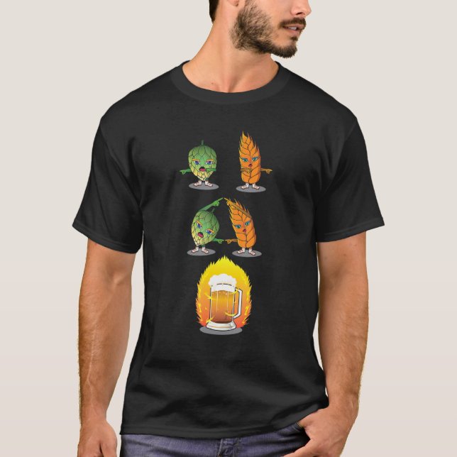 Camiseta Beer Beer Fusion Hops & Malt (Anverso)