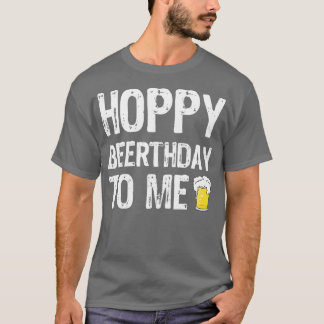 Camiseta Beer Beer Gift Tshirt Happy Hoppy Beerthday
