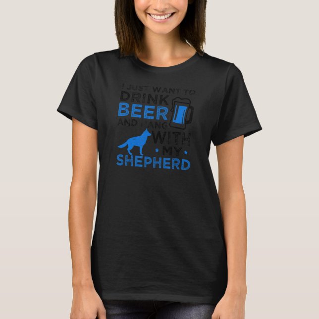 Camiseta Beer Beer Hang Shepherd Beer Dad (Anverso)