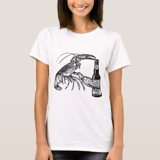 Camiseta Beer Beer Lobster Funny Craft Beer T-Shirs