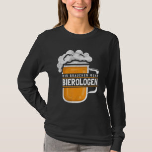 Camiseta Beer Beer Ologist Virologs Fiesta Alcohol