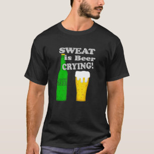 Camiseta Beer Being Sweat Es Cerveza Leche De Cerveza Fría 