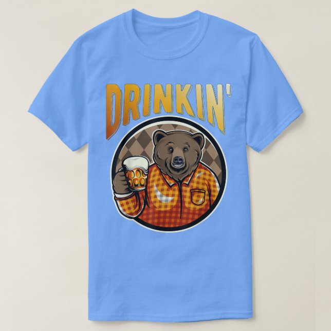 Camiseta Beer Bod Grizzly Oso Beer Casual Funny B (Diseño del anverso)