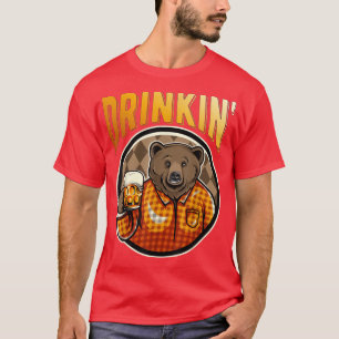 Camiseta Beer Bod Grizzly Oso Beer Casual Funny B