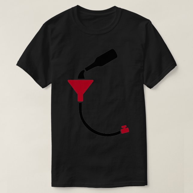 Camiseta Beer Bong (Diseño del anverso)