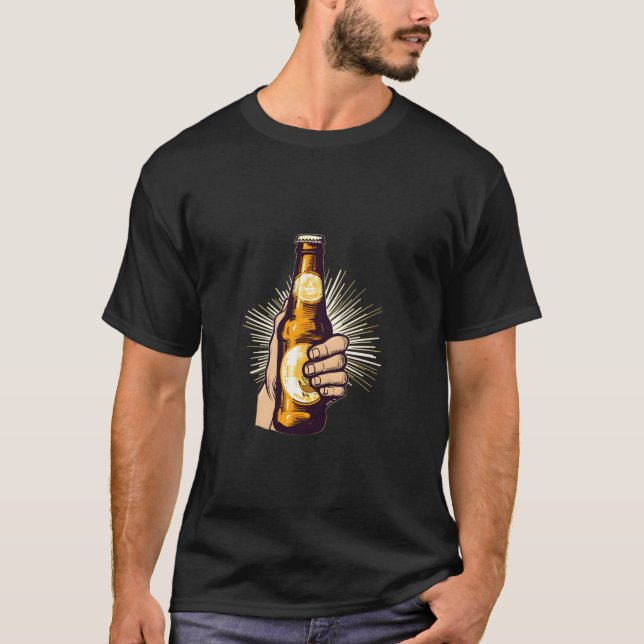 Camiseta Beer Bottle Craft Ipa Beer Drinking Drinker (Anverso)