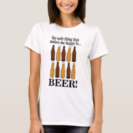Camiseta Beer Bottle Funny Beer