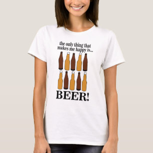 Camiseta Beer Bottle Funny Beer