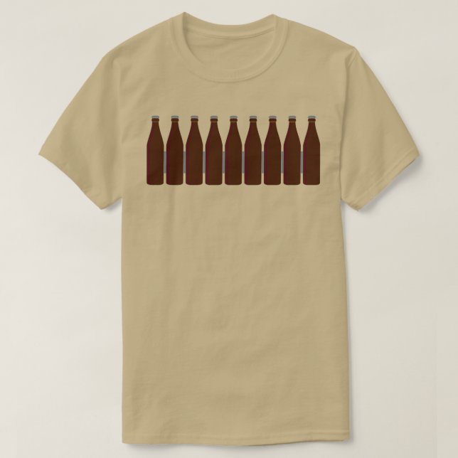 Camiseta Beer bottles shirt Classic TShirt (Diseño del anverso)