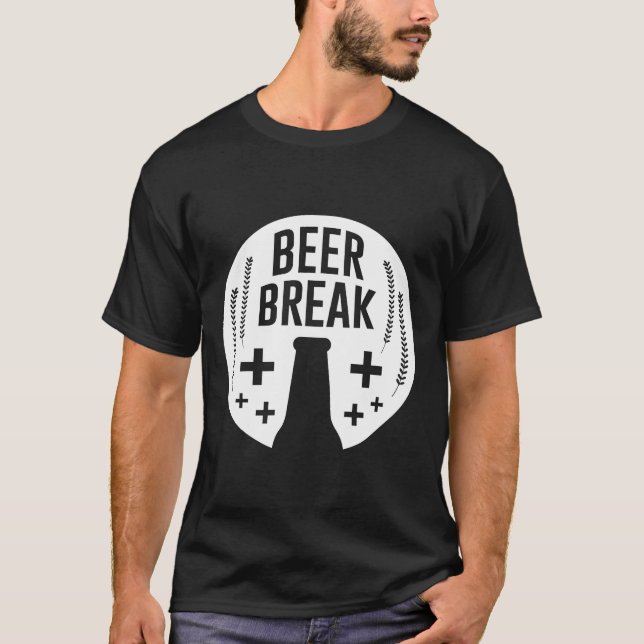 Camiseta Beer Break La Cerveza Nativa Beerna Está Hecha Por (Anverso)