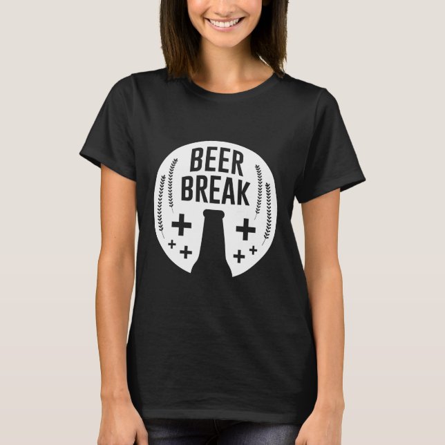 Camiseta Beer Break La Cerveza Nativa Beerna Está Hecha Por (Anverso)