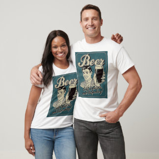 Camiseta Beer Breakfast Retro