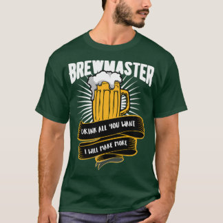 Camiseta Beer Brewmaster Bebe todo lo que quieras