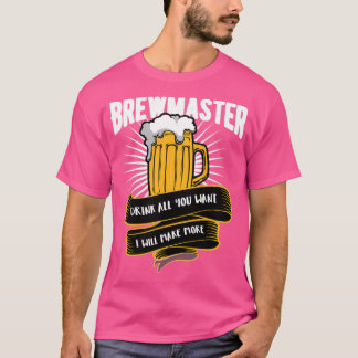 Camiseta Beer Brewmaster Bebe todo lo que quieras