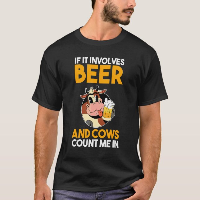 Camiseta Beer Cow (Anverso)