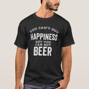 Camiseta Beer Craft Brew no puede comprar felicidad