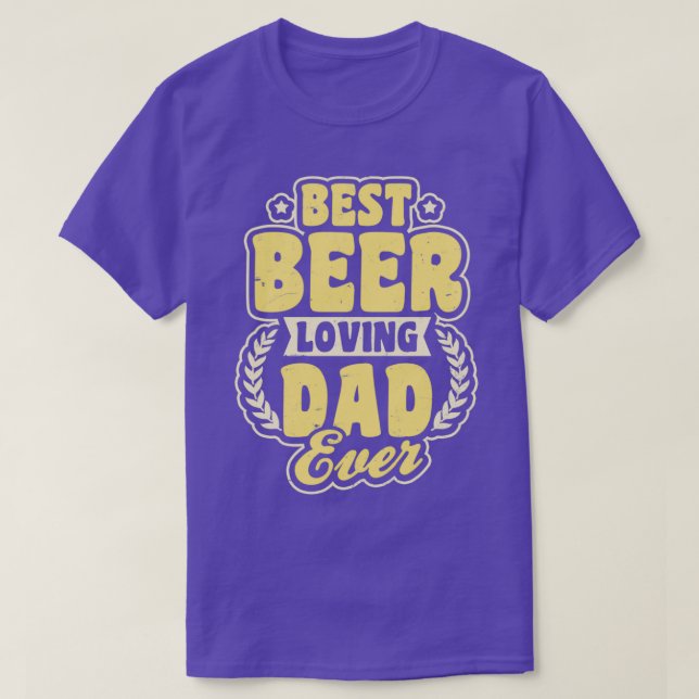 Camiseta Beer Dad Shirt Mejor Cerveza que ama a papá (Diseño del anverso)