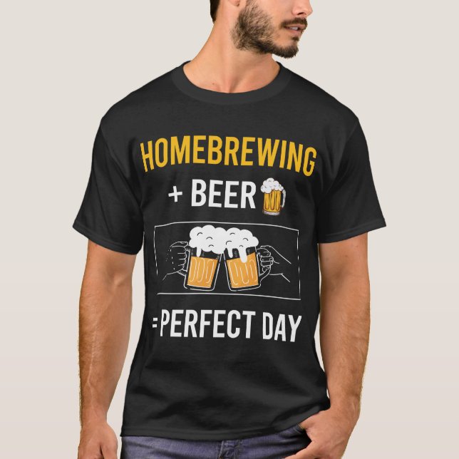 Camiseta Beer Day Beer Home Brew Brewer (Anverso)