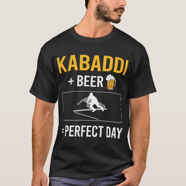 Camiseta Beer Day Kabaddi Kabadi (Anverso)