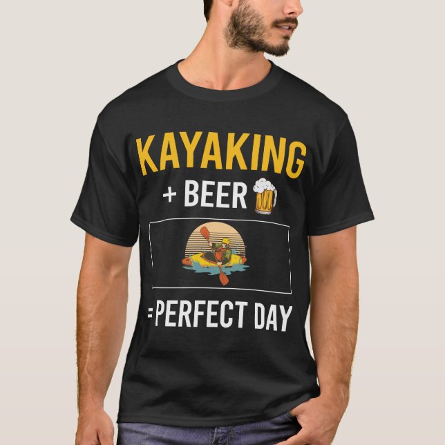 Camiseta Beer Day Kayaking Kayak Kayaker (Anverso)