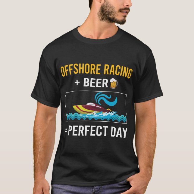 Camiseta Beer Day Offshore Carreras (Anverso)