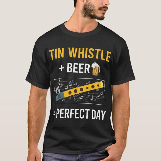 Camiseta Beer Day Tin Whistle Flageolet (Anverso)