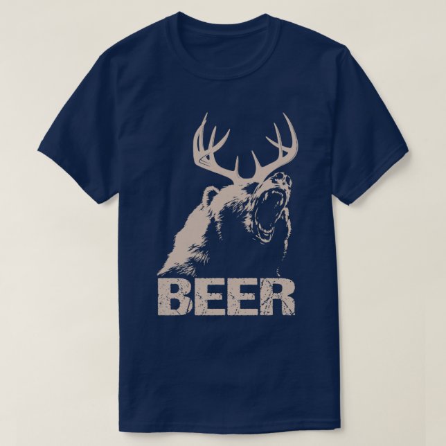 Camiseta Beer Deer Bear (Diseño del anverso)
