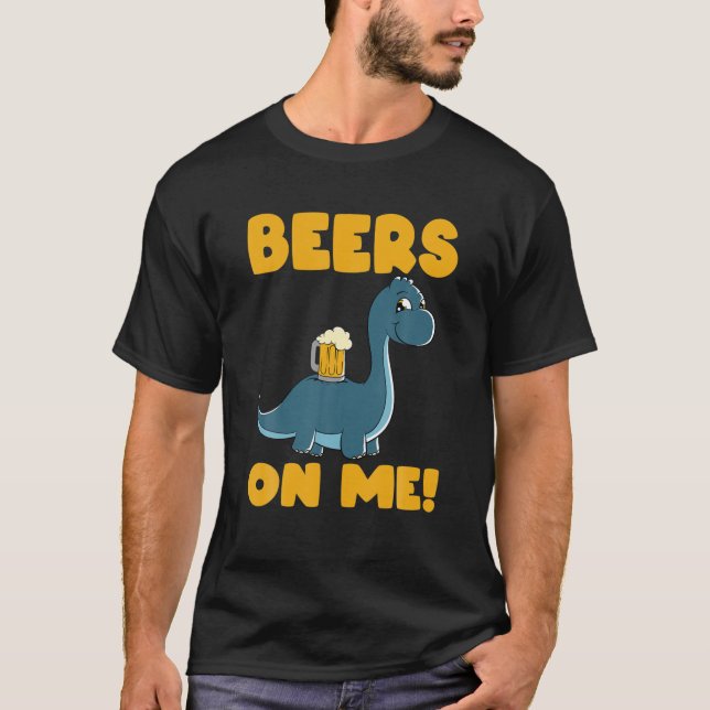 Camiseta Beer Dinsoaur Drunkasaurus Beersaurus Dino - Beers (Anverso)