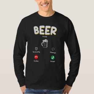 Camiseta Beer Drinker Borracho Para Hombres Mujeres Papá De